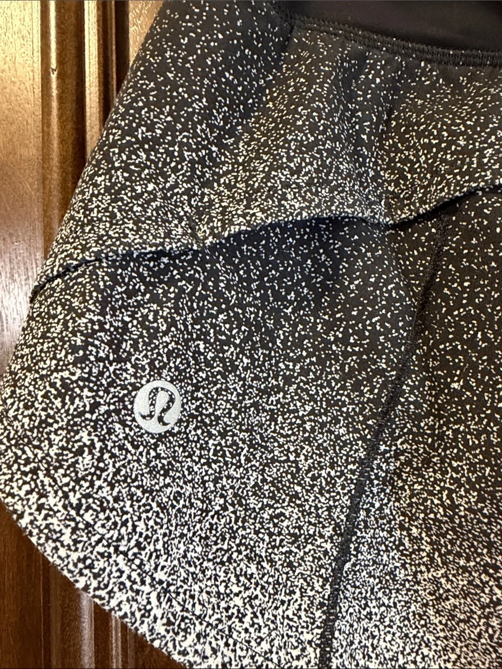 lululemon athletica Black Ombre Speckled Athletic Shorts